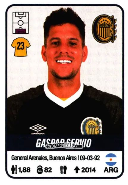 Sticker Gaspar Servio - Fútbol Argentino 2023 n. 362 - Panini