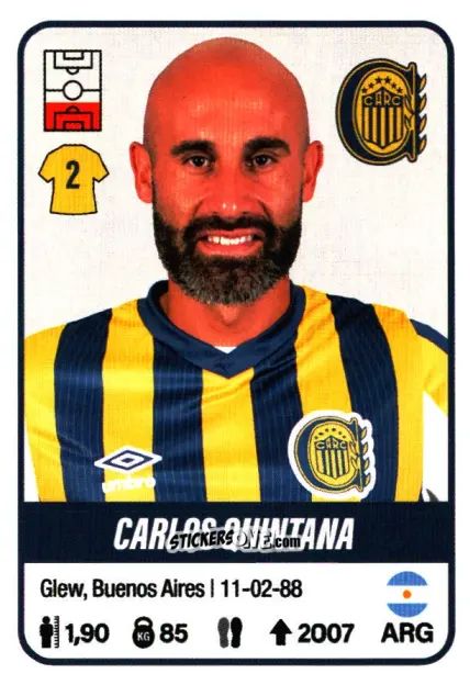 Cromo Carlos Quintana - Fútbol Argentino 2023 n. 366 - Panini