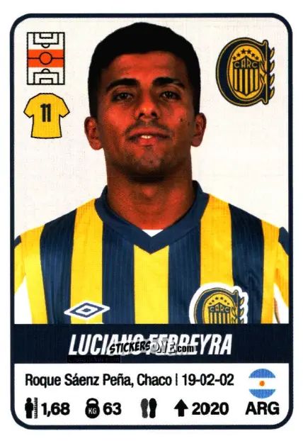 Sticker Luciano Ferreyra - Fútbol Argentino 2023 n. 368 - Panini