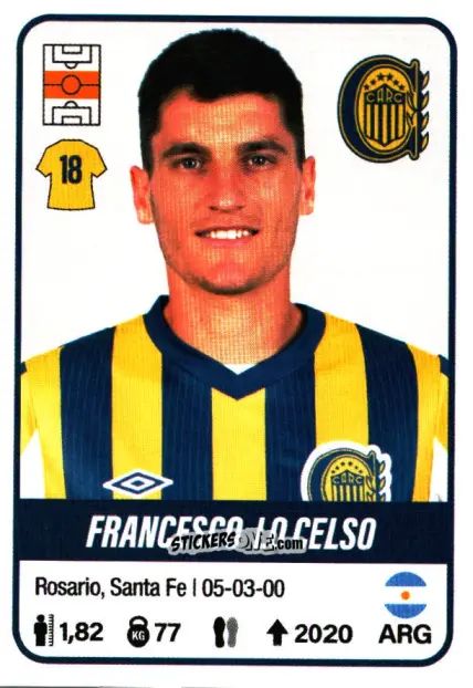 Sticker Francesco Lo Celso - Fútbol Argentino 2023 n. 371 - Panini