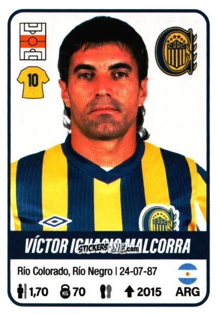 Sticker Víctor Ignacio Malcorra - Fútbol Argentino 2023 n. 373 - Panini