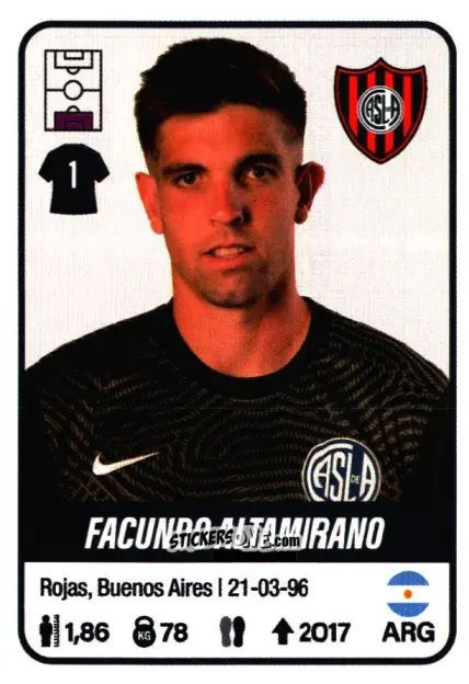 Sticker Facundo Altamirano - Fútbol Argentino 2023 n. 379 - Panini