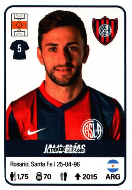 Sticker Jalil Elías - Fútbol Argentino 2023 n. 388 - Panini