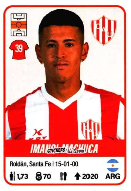 Sticker Imanol Machuca - Fútbol Argentino 2023 n. 456 - Panini