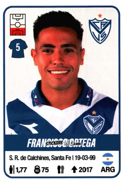 Sticker Francisco Ortega - Fútbol Argentino 2023 n. 470 - Panini