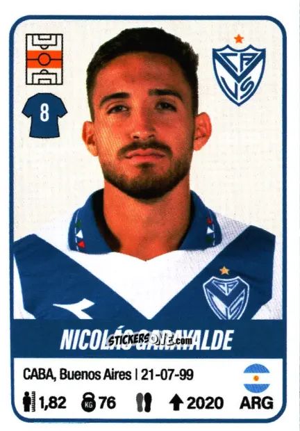 Sticker Nicolás Garayalde - Fútbol Argentino 2023 n. 473 - Panini
