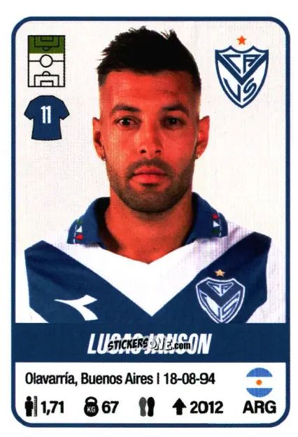 Sticker Lucas Janson - Fútbol Argentino 2023 n. 477 - Panini