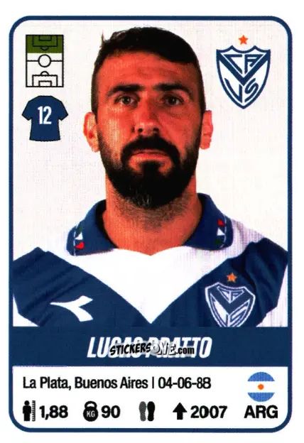 Sticker Lucas Pratto - Fútbol Argentino 2023 n. 479 - Panini