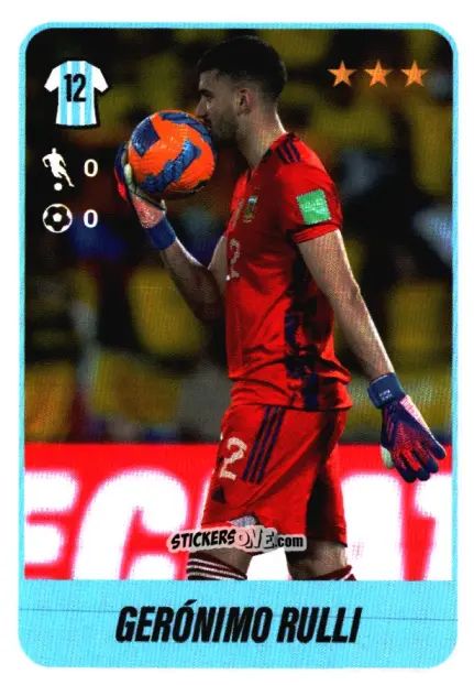 Cromo Geronimo Rulli - Fútbol Argentino 2023 n. 490 - Panini