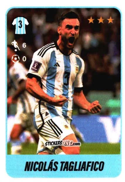 Sticker Nicolás Tagliafico - Fútbol Argentino 2023 n. 492 - Panini