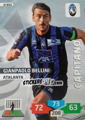 Sticker Gianpaolo Bellini - Calciatori 2013-2014. Adrenalyn XL n. 3 - Panini