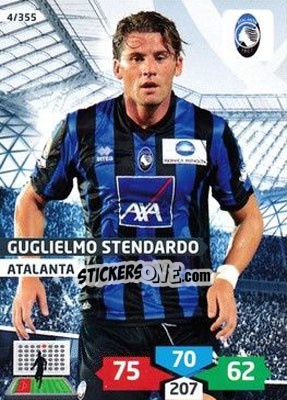 Sticker Guglielmo Stendardo - Calciatori 2013-2014. Adrenalyn XL n. 4 - Panini
