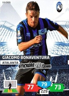 Cromo Giacomo Bonaventura - Calciatori 2013-2014. Adrenalyn XL n. 11 - Panini