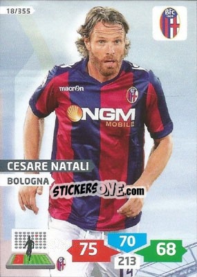 Sticker Cesare Natali - Calciatori 2013-2014. Adrenalyn XL - Panini