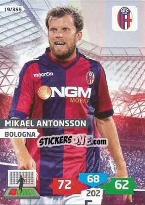Sticker Mlkael Antonsson - Calciatori 2013-2014. Adrenalyn XL - Panini
