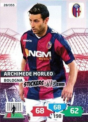 Cromo Archimede Morleo - Calciatori 2013-2014. Adrenalyn XL n. 20 - Panini
