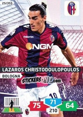 Sticker Lazaros Christodoulopoulos - Calciatori 2013-2014. Adrenalyn XL - Panini