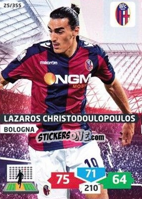 Cromo Lazaros Christodoulopoulos - Calciatori 2013-2014. Adrenalyn XL - Panini