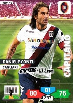 Sticker Daniele Conti - Calciatori 2013-2014. Adrenalyn XL n. 38 - Panini