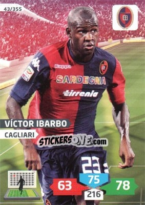 Sticker Victor Ibarbo - Calciatori 2013-2014. Adrenalyn XL - Panini