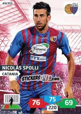 Figurina Nicolás Spolli - Calciatori 2013-2014. Adrenalyn XL - Panini