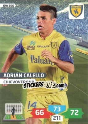 Figurina Adrián Calello - Calciatori 2013-2014. Adrenalyn XL - Panini