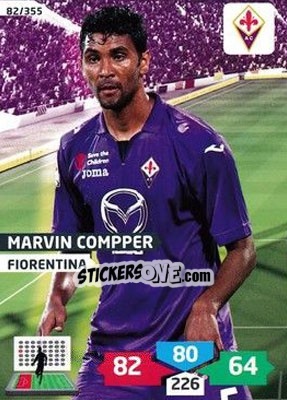 Figurina Marvin Compper - Calciatori 2013-2014. Adrenalyn XL - Panini