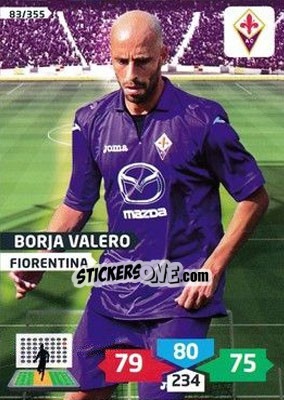Sticker Borja Valero - Calciatori 2013-2014. Adrenalyn XL n. 83 - Panini