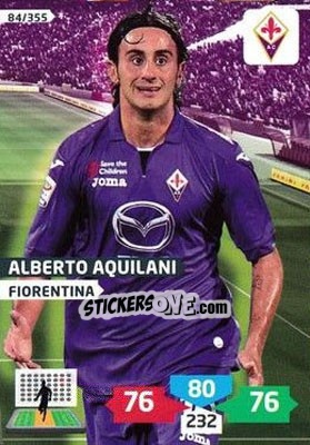 Cromo Alberto Aquilani - Calciatori 2013-2014. Adrenalyn XL n. 84 - Panini