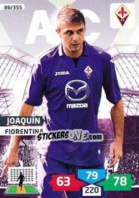 Sticker Joaquin - Calciatori 2013-2014. Adrenalyn XL - Panini