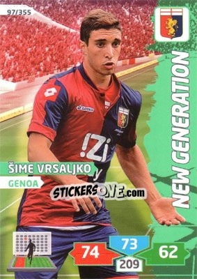 Sticker Šime Vrsaljko - Calciatori 2013-2014. Adrenalyn XL - Panini