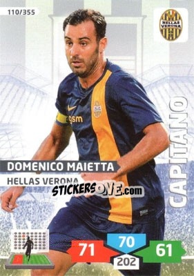 Cromo Domenico Maietta - Calciatori 2013-2014. Adrenalyn XL n. 110 - Panini