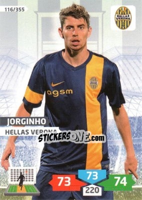 Sticker Jorginho - Calciatori 2013-2014. Adrenalyn XL n. 116 - Panini