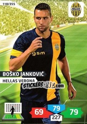 Sticker Bosko Jankovic - Calciatori 2013-2014. Adrenalyn XL n. 118 - Panini