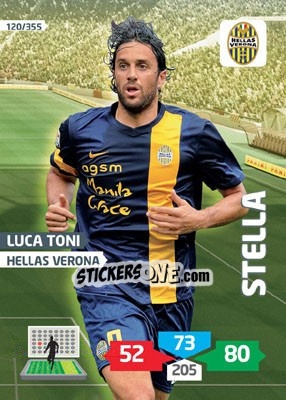 Sticker Luca Toni - Calciatori 2013-2014. Adrenalyn XL - Panini