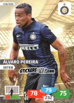 Sticker Àlvaro Pereira - Calciatori 2013-2014. Adrenalyn XL n. 126 - Panini