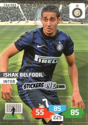 Sticker Ishak Belfodil - Calciatori 2013-2014. Adrenalyn XL n. 134 - Panini