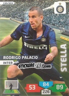 Sticker Rodrigo Palacio - Calciatori 2013-2014. Adrenalyn XL n. 135 - Panini