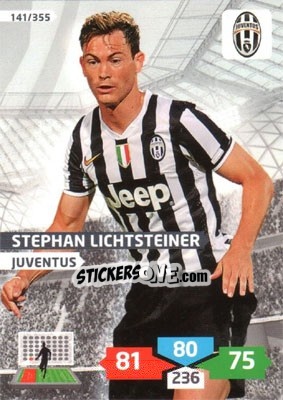 Cromo Stephan Lichtsteiner - Calciatori 2013-2014. Adrenalyn XL - Panini