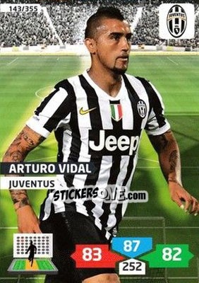 Sticker Arturo Vidal - Calciatori 2013-2014. Adrenalyn XL - Panini