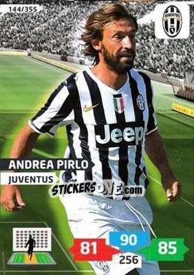 Sticker Andrea Pirlo - Calciatori 2013-2014. Adrenalyn XL n. 144 - Panini