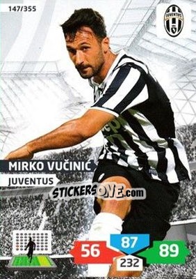 Sticker Mirko Vucinic - Calciatori 2013-2014. Adrenalyn XL - Panini