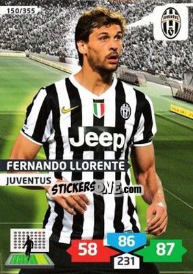 Sticker Fernando Llorente - Calciatori 2013-2014. Adrenalyn XL - Panini
