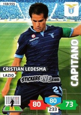 Figurina Cristian Ledesma - Calciatori 2013-2014. Adrenalyn XL - Panini