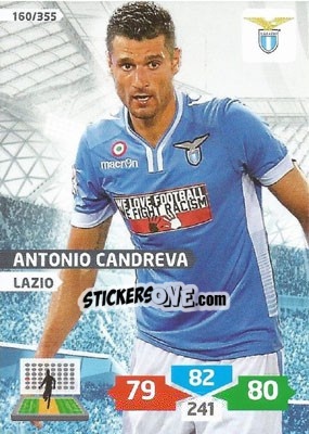 Sticker Antonio Candreva - Calciatori 2013-2014. Adrenalyn XL - Panini