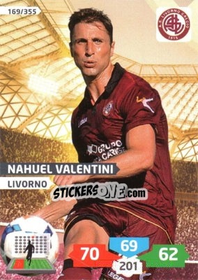 Cromo Nahuel Valentini - Calciatori 2013-2014. Adrenalyn XL n. 169 - Panini