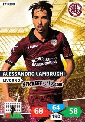 Cromo Alessandro Lambrughi - Calciatori 2013-2014. Adrenalyn XL - Panini