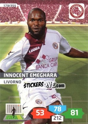 Sticker Innocent Emeghara - Calciatori 2013-2014. Adrenalyn XL n. 179 - Panini