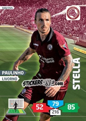 Sticker Paulinho - Calciatori 2013-2014. Adrenalyn XL n. 180 - Panini