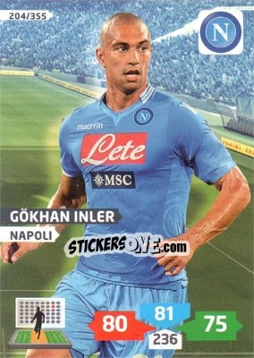Sticker Gökhan Inler - Calciatori 2013-2014. Adrenalyn XL - Panini